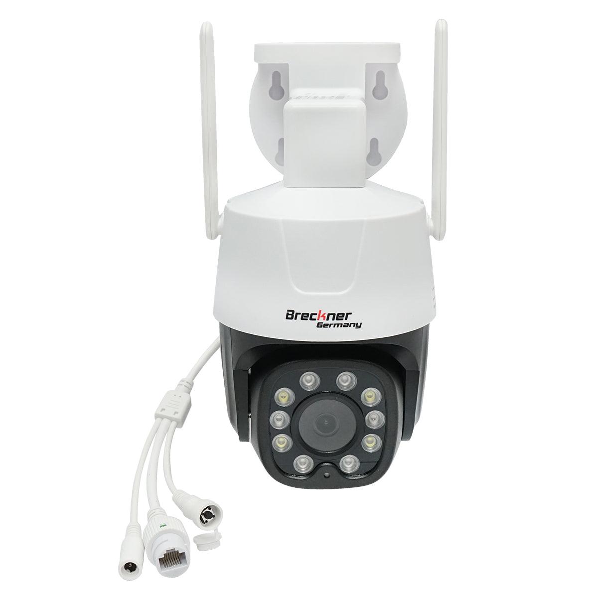 Camera de supraveghere WIFI interior/exterior 5M ultra HD, PTZ, senzor miscare, rotativa, 90 grade, 220V IP66 Breckner Germany