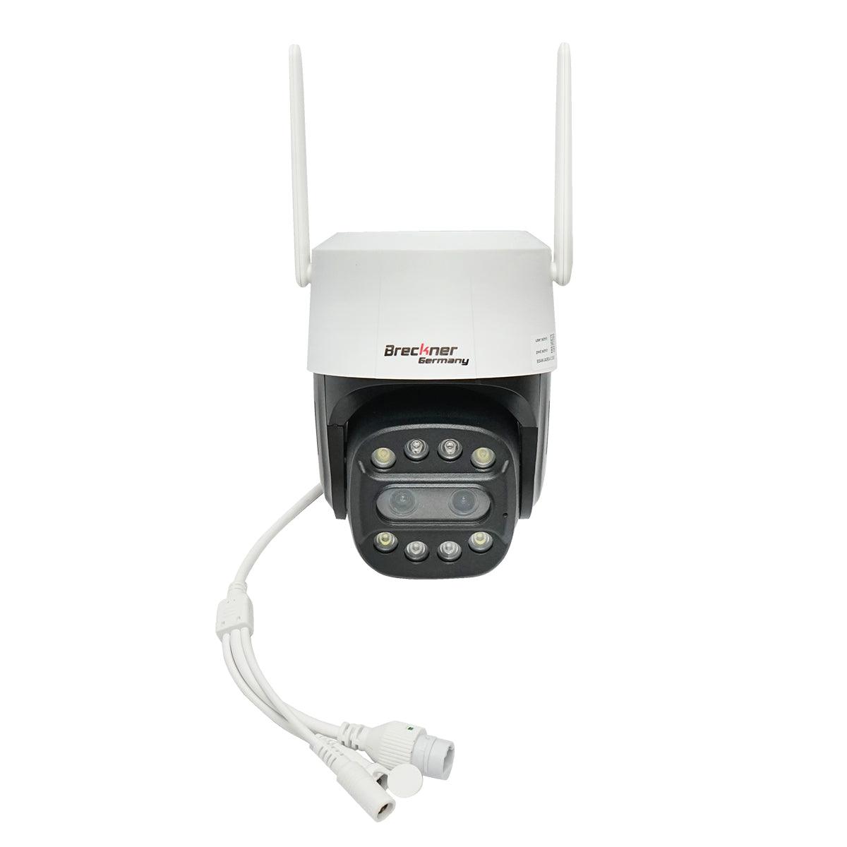 Camera de supraveghere WIFI interior/exterior 4M ultra HD, PTZ, senzor miscare, rotativa, 90 grade, 220V IP66 Breckner Germany