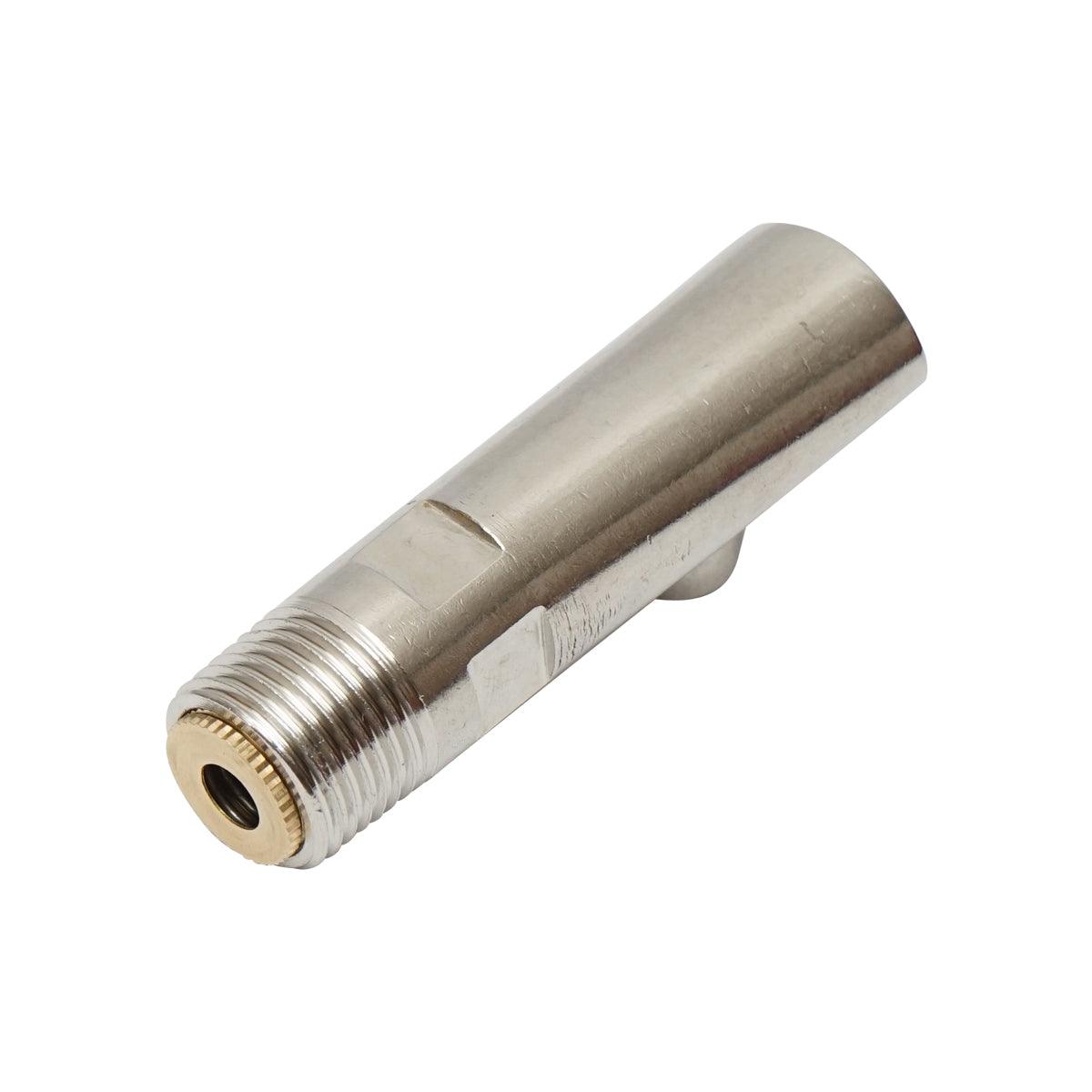 Suzeta din inox cu bila 80x21mm M20 pentru adapare porci si vitei