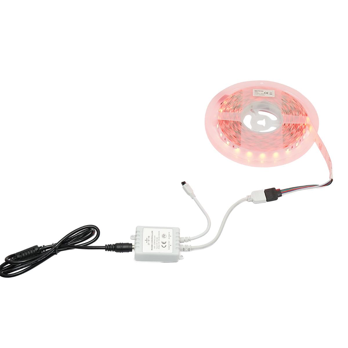 Banda LED 5050 12W/m RGBW, 12-220V rola 5m, 60 LED/m IP20 Breckner Germany