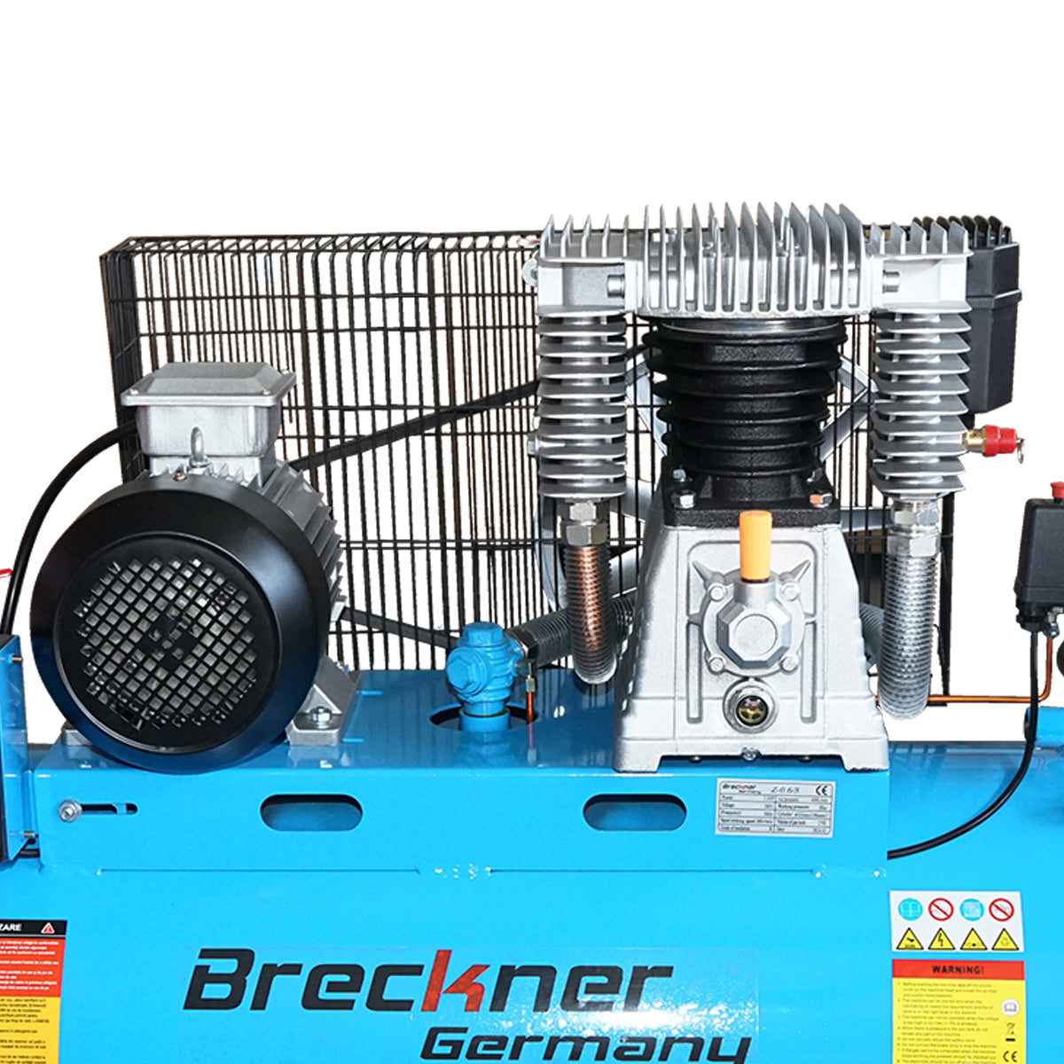 Compresor aer 380V, 270L putere 4kW/5.5CP presiune maxima 8 Bar, debit 600L/min Breckner Germany