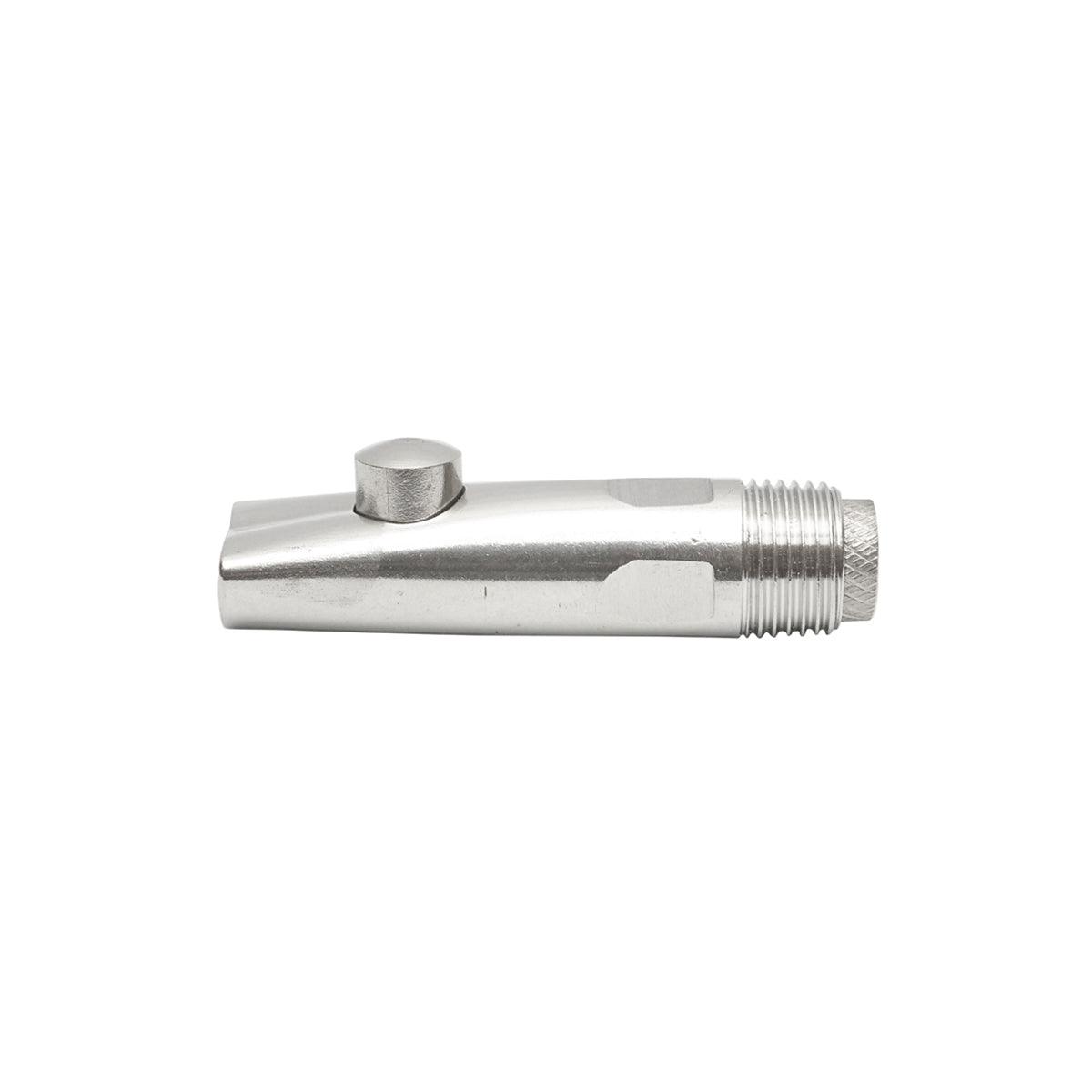 Suzeta din inox cu bila 85x21mm M20 pentru adapare porci si vitei