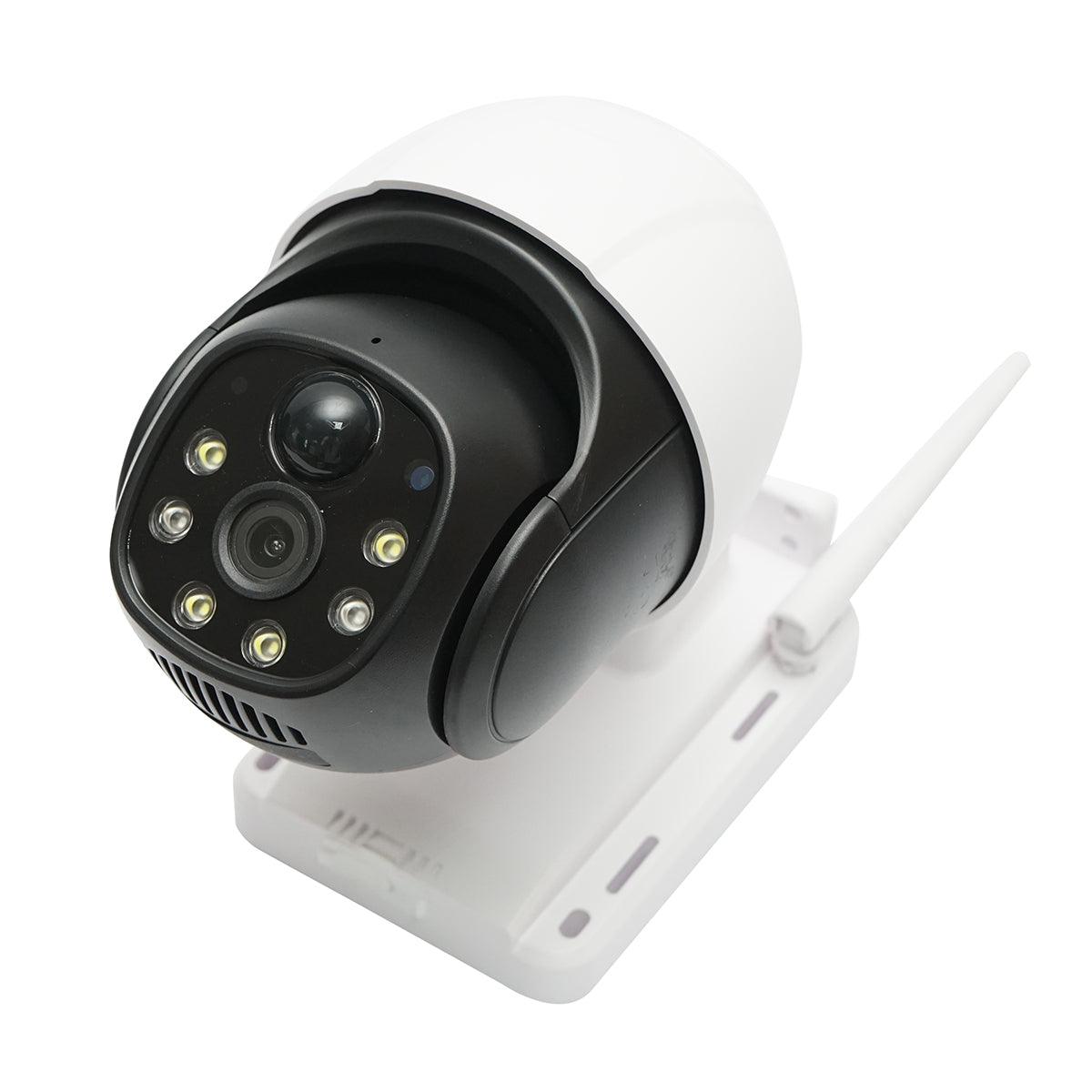 Camera supraveghere 3MP, WIFI 4G rotativa cu panou solar 7.5W, PTZ, 1080P, senzor miscare, night vision, aplicatie V380 Pro