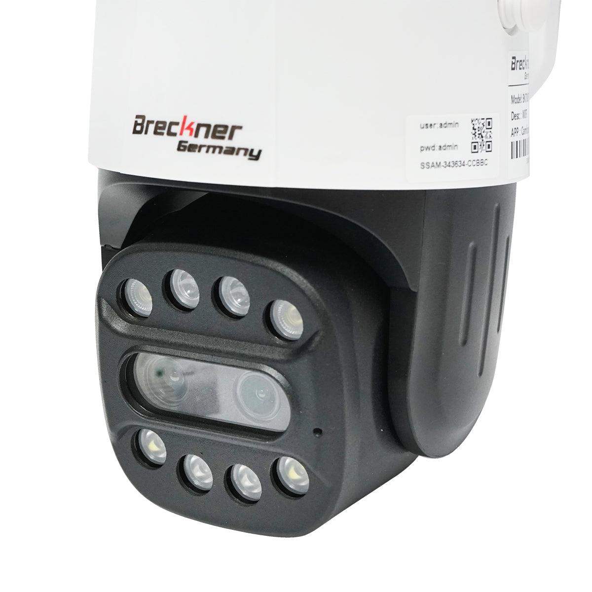 Camera de supraveghere WIFI interior/exterior 4M ultra HD, PTZ, senzor miscare, rotativa, 90 grade, 220V IP66 Breckner Germany