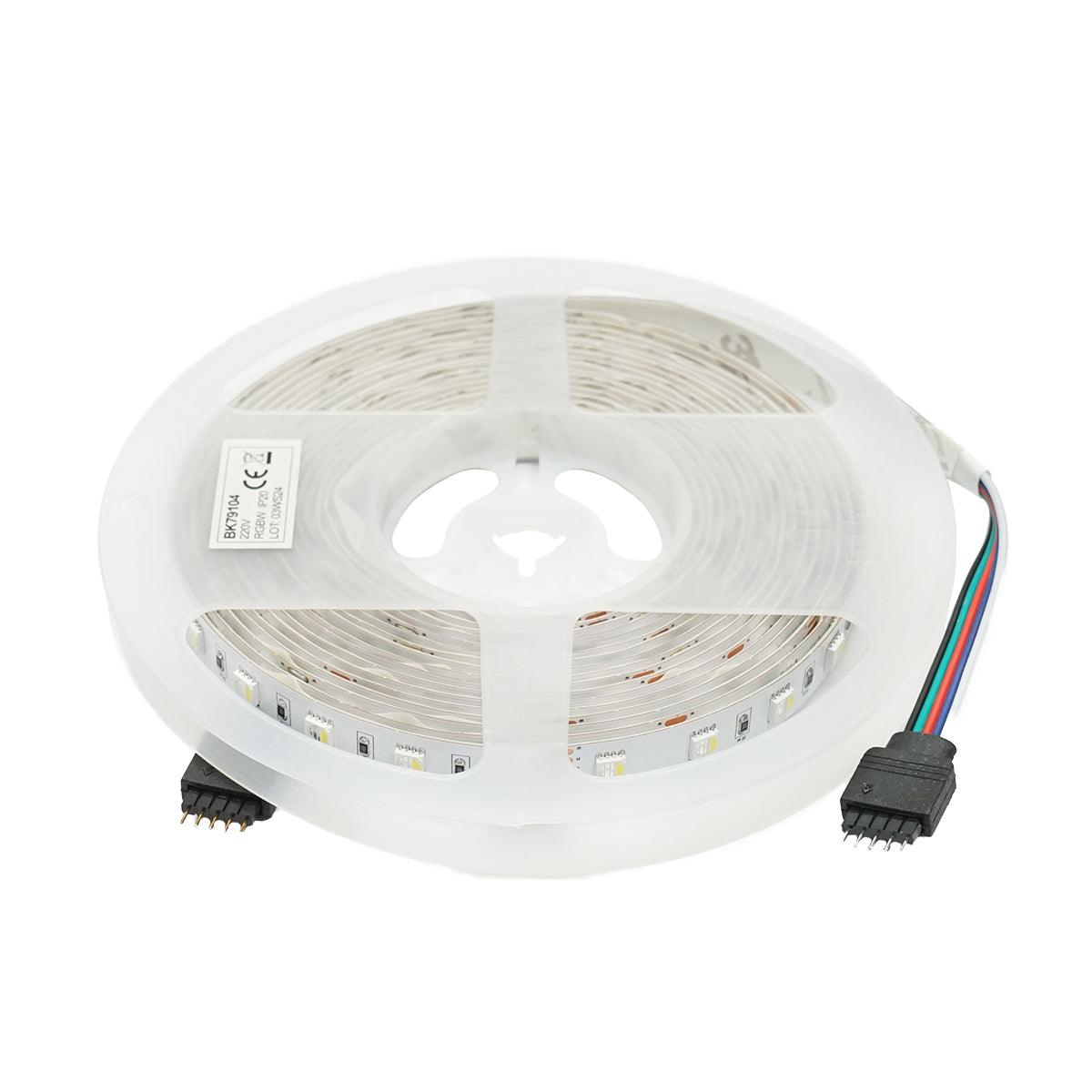 Banda LED 5050 12W/m RGBW, 12-220V rola 5m, 60 LED/m IP20 Breckner Germany