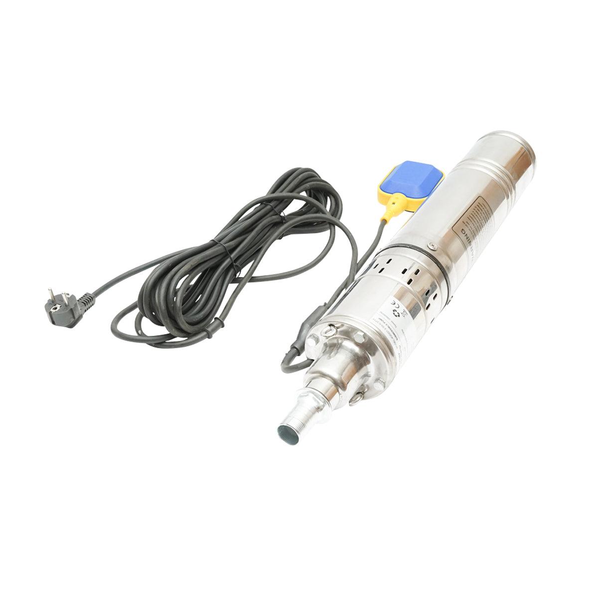 Pompa apa submersibila D95mm, 30l/min H60m, 220V, 370W cu flotor 4QGD1.2-50-0.37F Breckner Germany