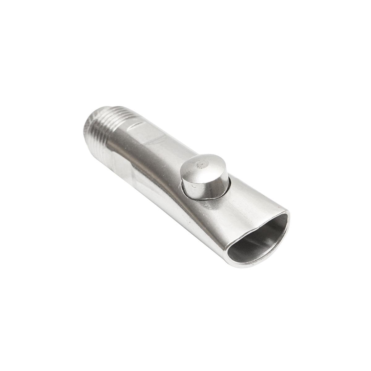 Suzeta din inox cu bila 85x21mm M20 pentru adapare porci si vitei