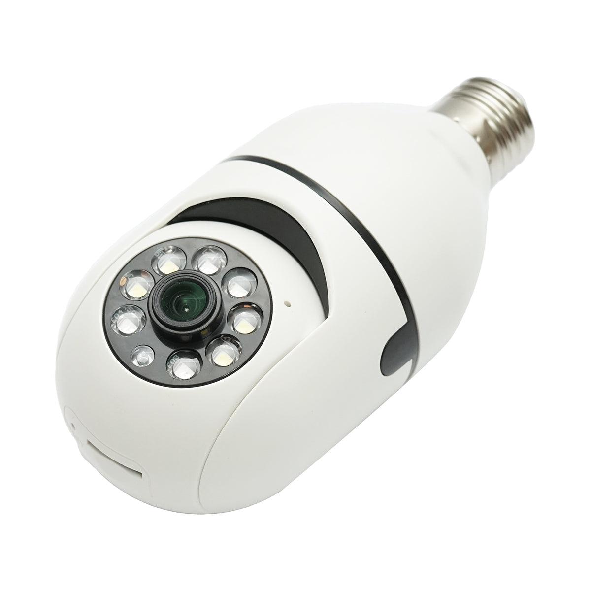 Camera de supraveghere smart-bulb PTZ, WIFI 2.4G 1080P, tip bec E27 cu senzor de miscare si aplicatie YIIoT Breckner Germany