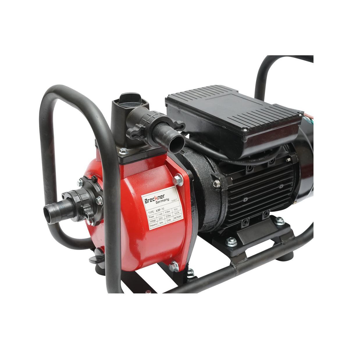 Pompa apa refulare de suprafat 220V, 1.1KW, 6m3/h, 1 tol, inaltime maxima 15m