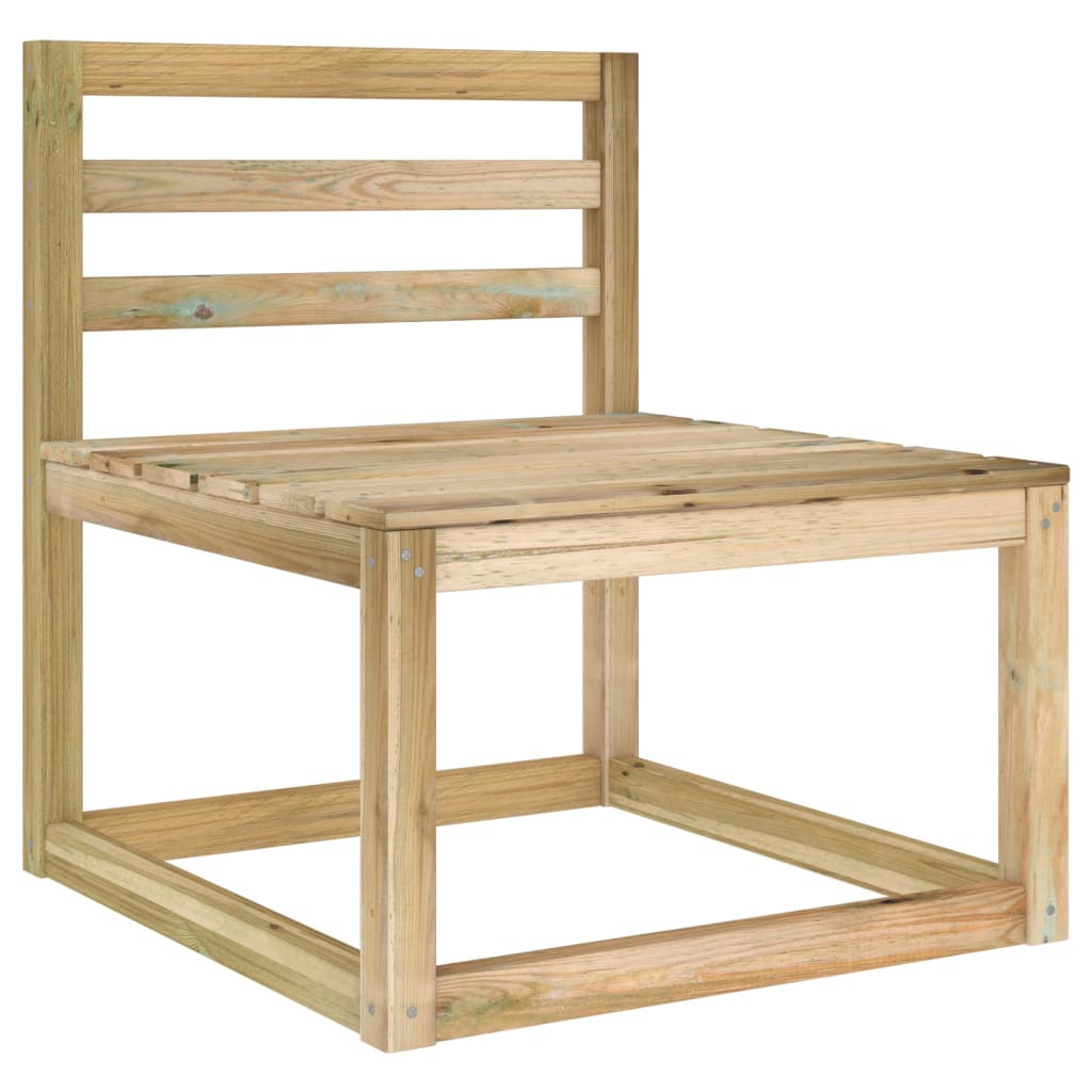 Set mobilier de gradina, 5 piese, lemn de pin verde tratat