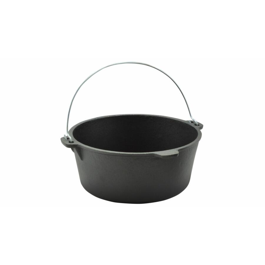 Ceaun fonta, cu maner si capac, 7.2 L, 30x14 cm, Perfect Home