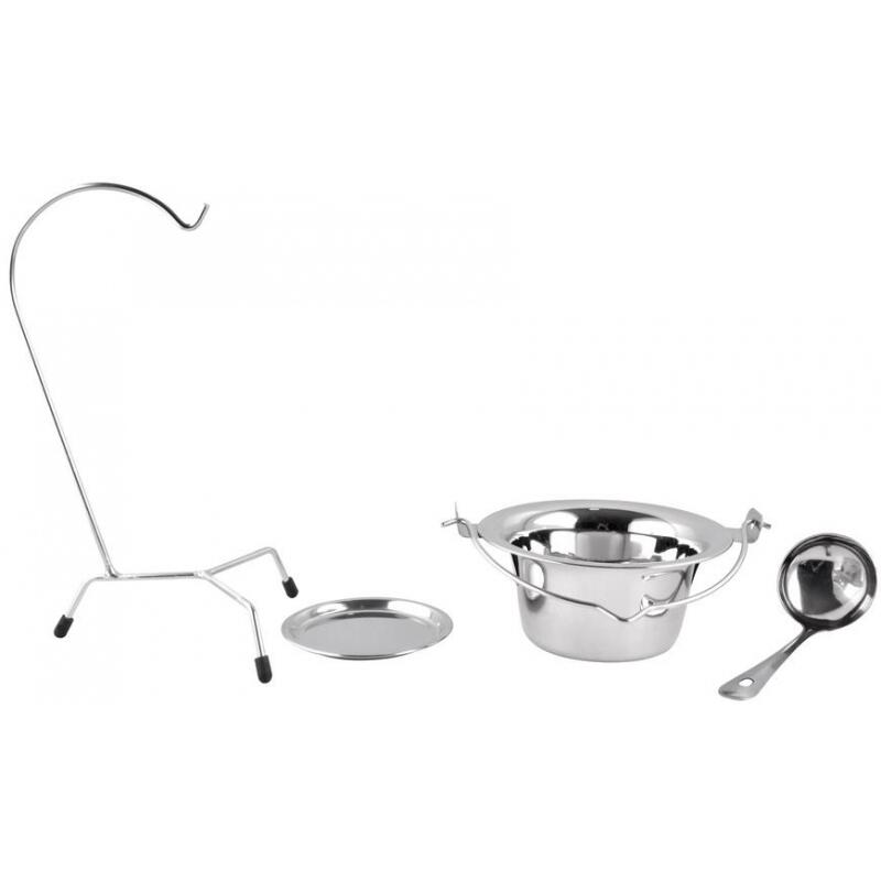 Set pentru servire ceaun, din inox, 0.8 L, 3 piese, Magic Home