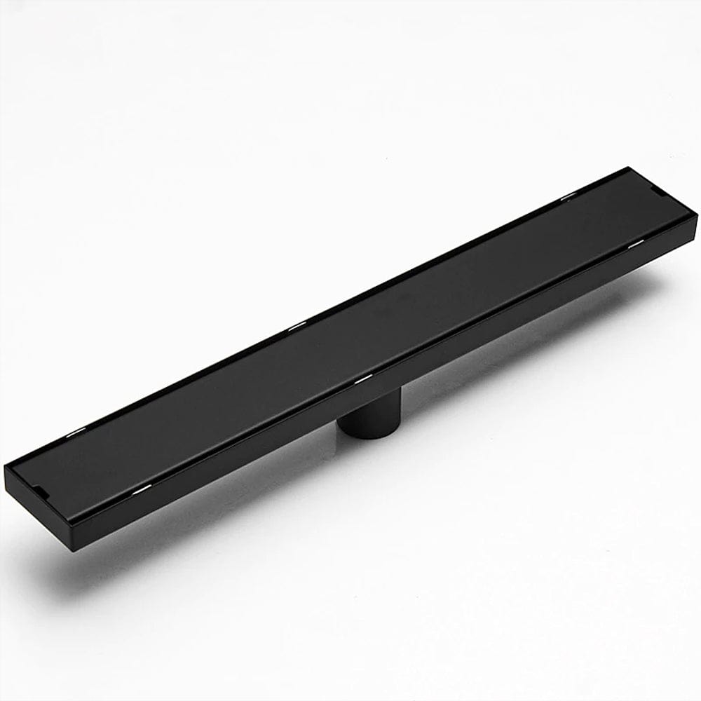 Rigola de dus cu capac reversibil 2 in 1, negru mat, 60 x 6.8 cm