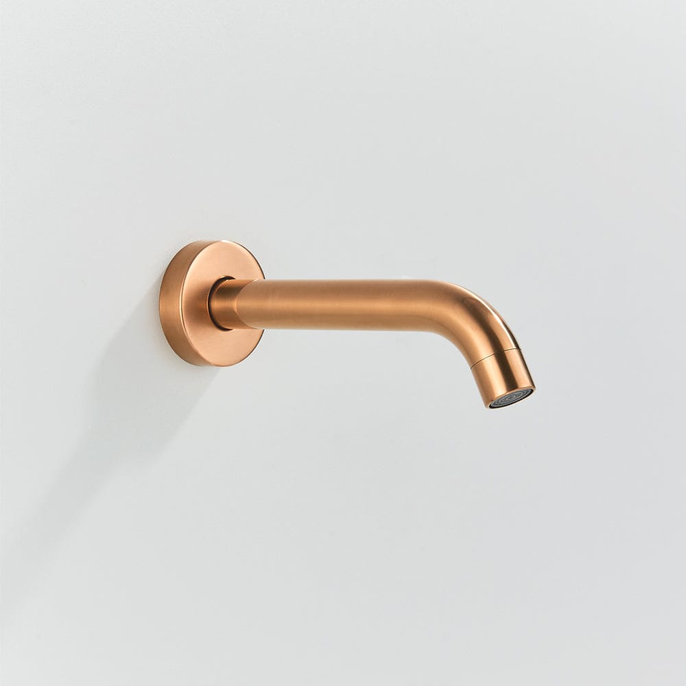 Set de dus Rose Gold cu montaj in tavan, 3 functii de curgere, para rotunda tip ploaie 25 cm
